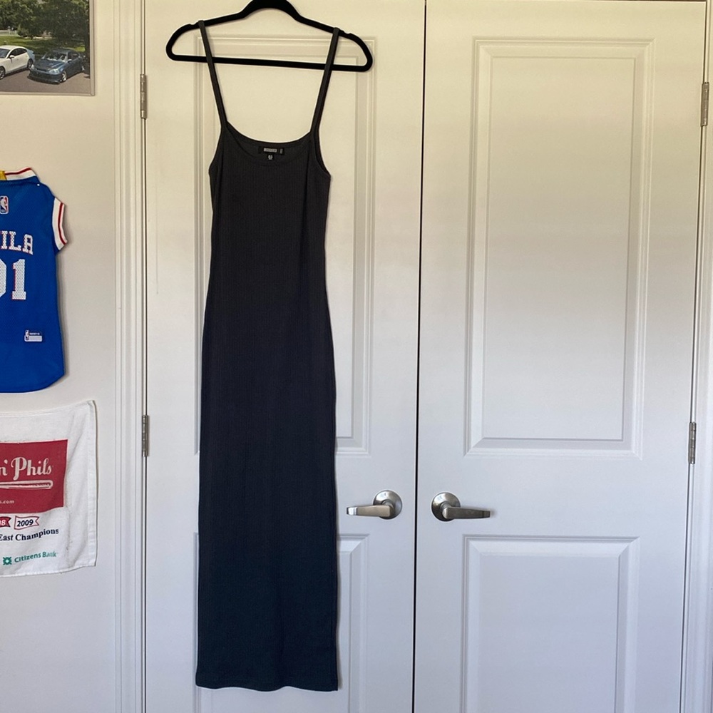 Gray Maxi Dress